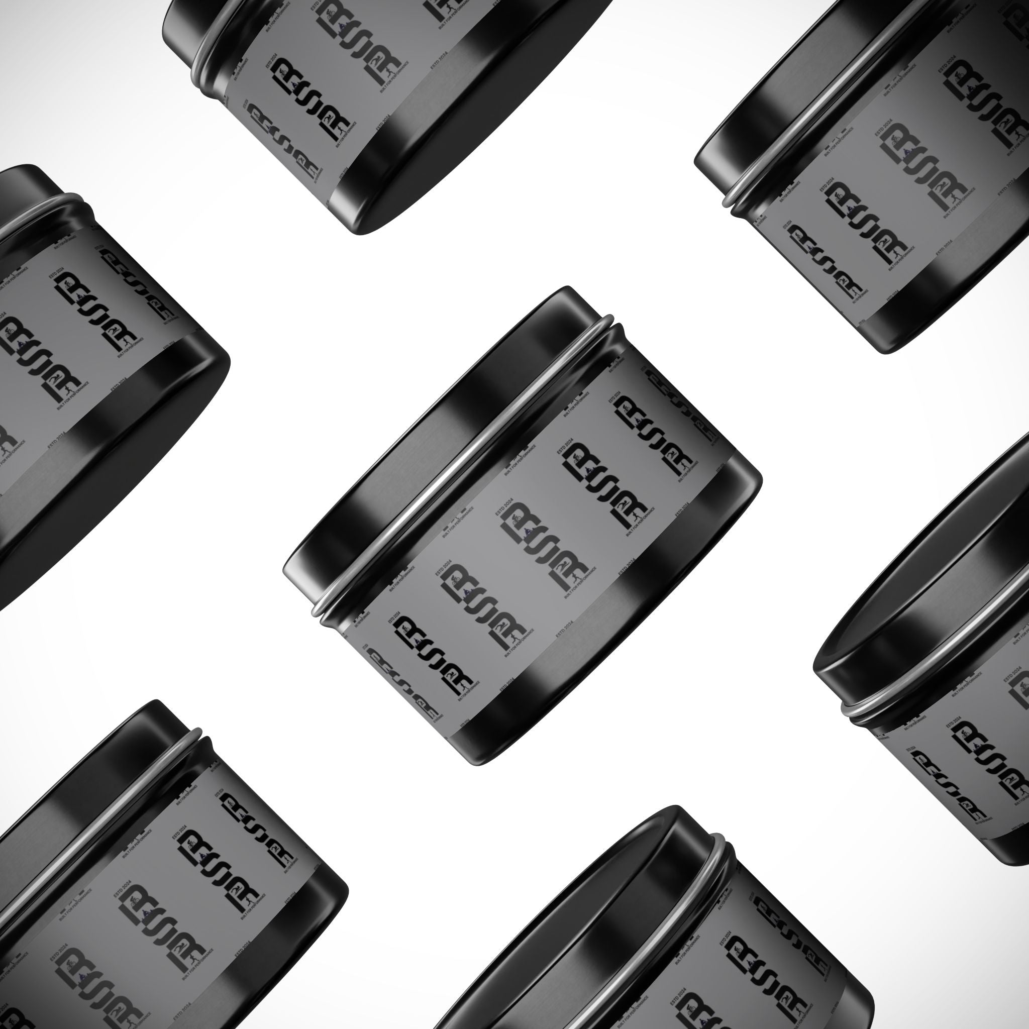 Tin Candle — Minimalist Monochrome Logo Tin Candle by RSR