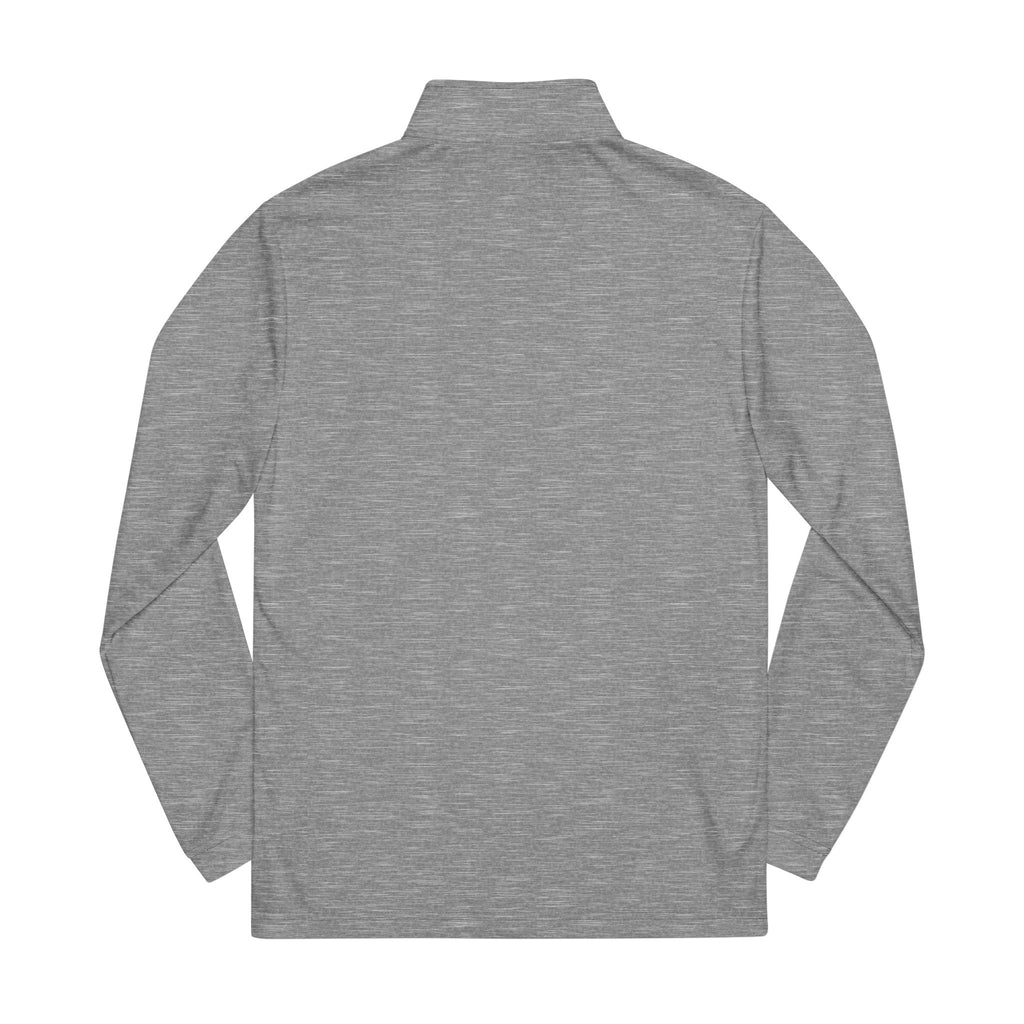 Embroidered Quarter-Zip Pullover — adidas® Performance Top with Sleeve & Chest Accents by RSR