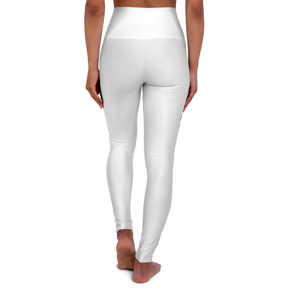 High-Waisted Yoga Leggings — All-Over Print Fitness Tights by RSR