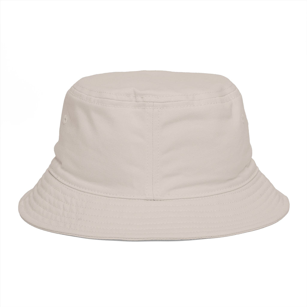 Rust Brown Bucket Hat with Vertical 'ROAR' Distressed Text — Trendy Casual Sun Hat by RSR