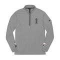 Embroidered Quarter-Zip Pullover — adidas® Performance Top with Sleeve & Chest Accents by RSR