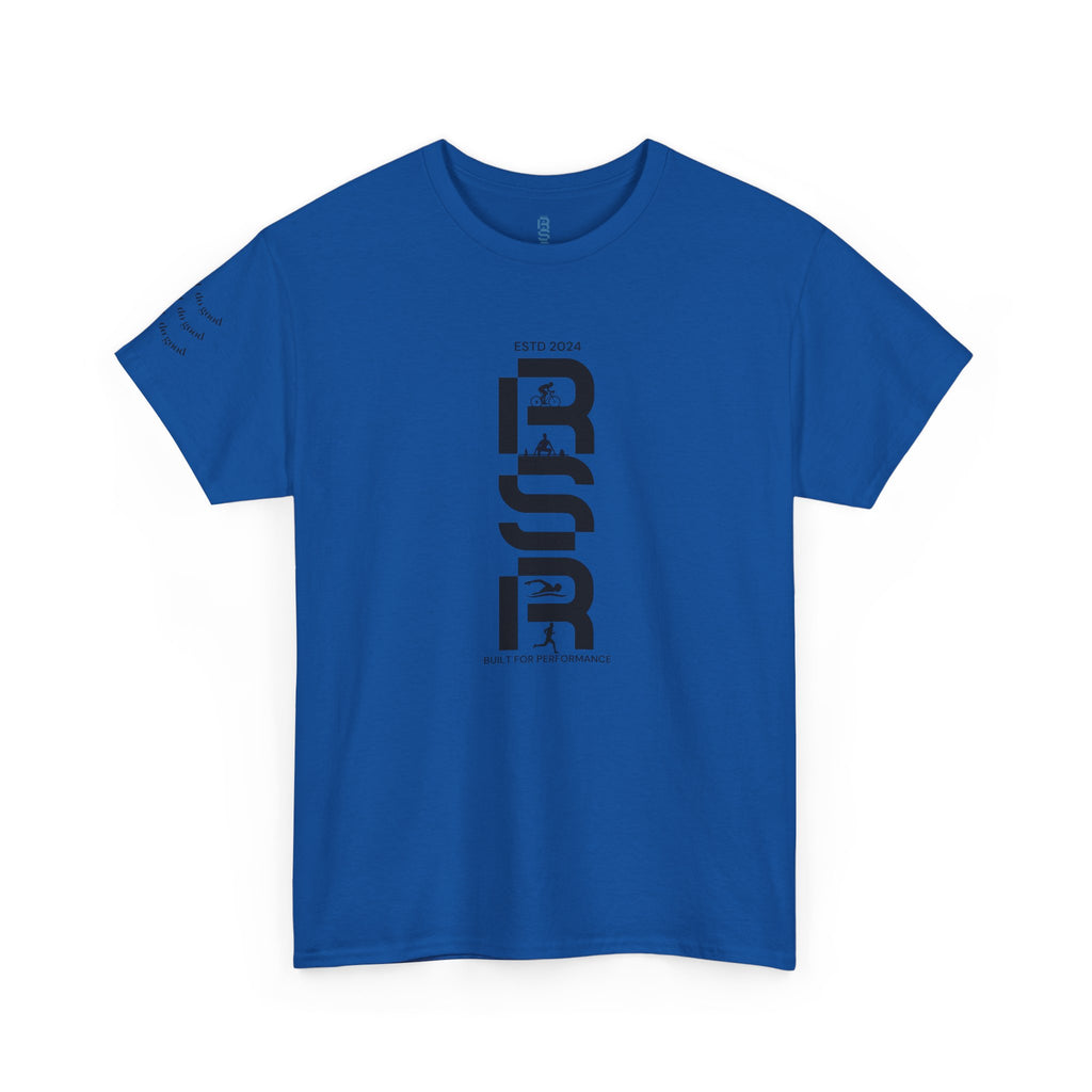 RSP Vertical Block Letter Tee | Minimal Text Graphic Shirt by RSR