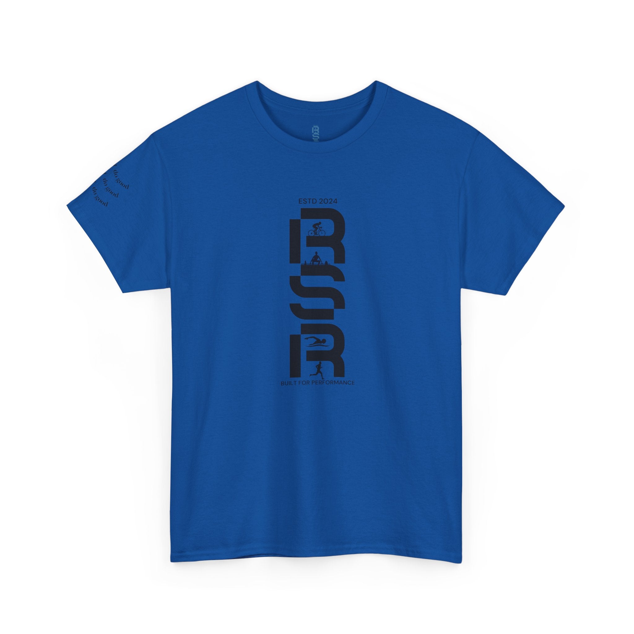 RSP Vertical Block Letter Tee | Minimal Text Graphic Shirt by RSR