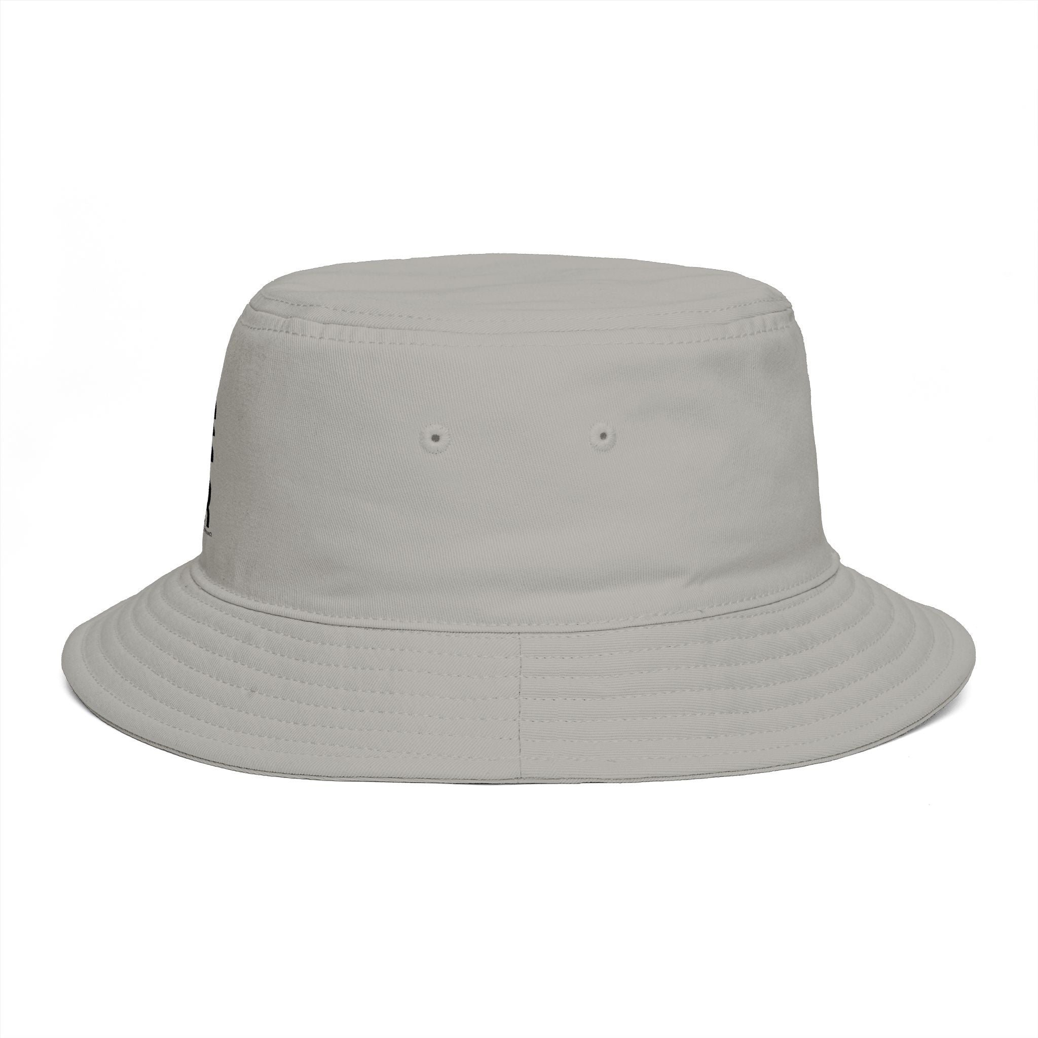 Rust Brown Bucket Hat with Vertical 'ROAR' Distressed Text — Trendy Casual Sun Hat by RSR
