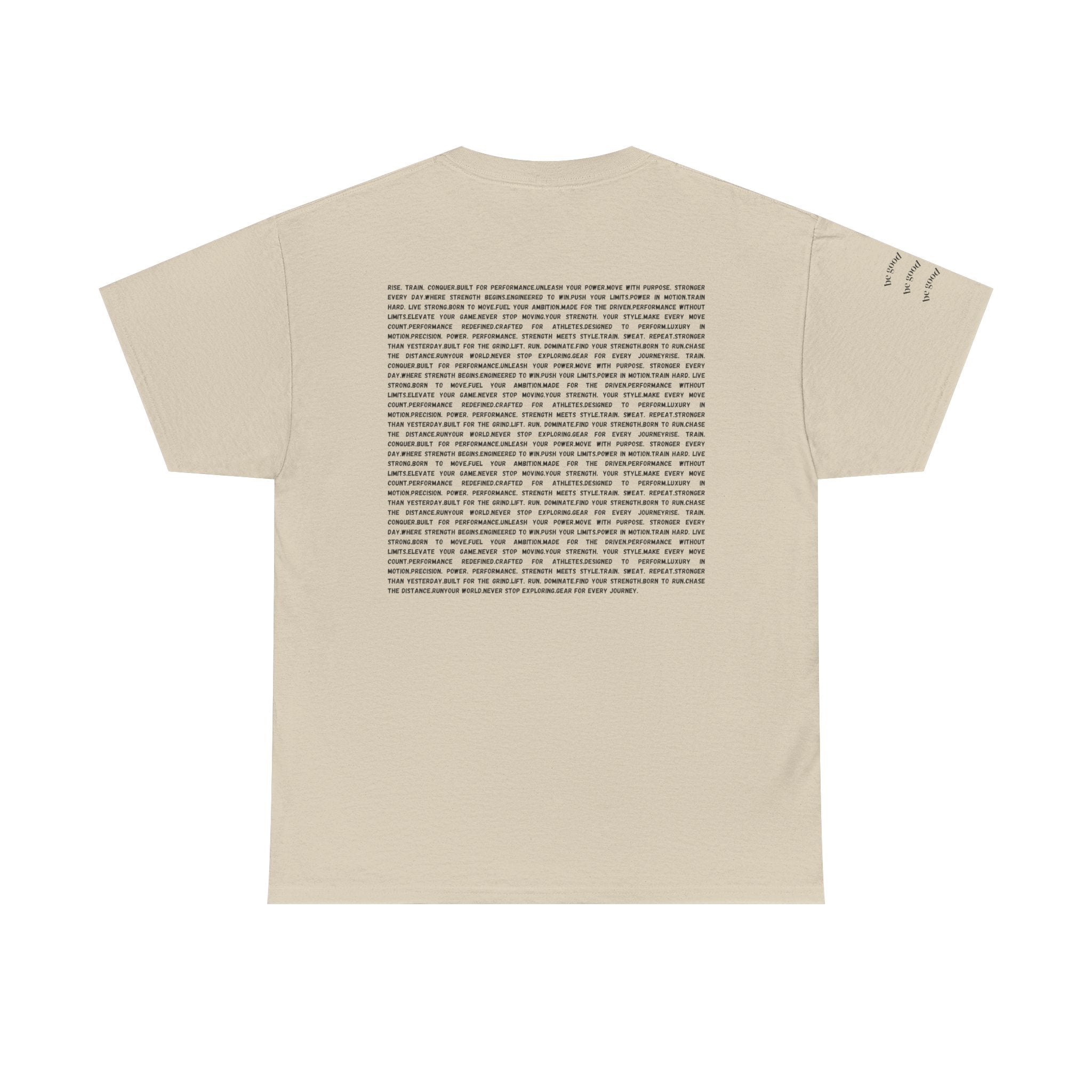 RSP Vertical Block Letter Tee | Minimal Text Graphic Shirt by RSR