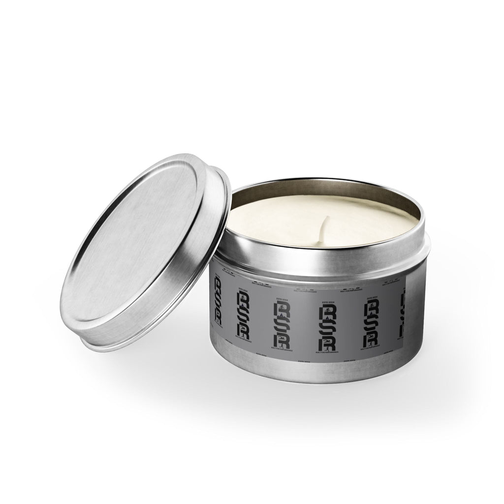 Tin Candle — Minimalist Monochrome Logo Tin Candle by RSR