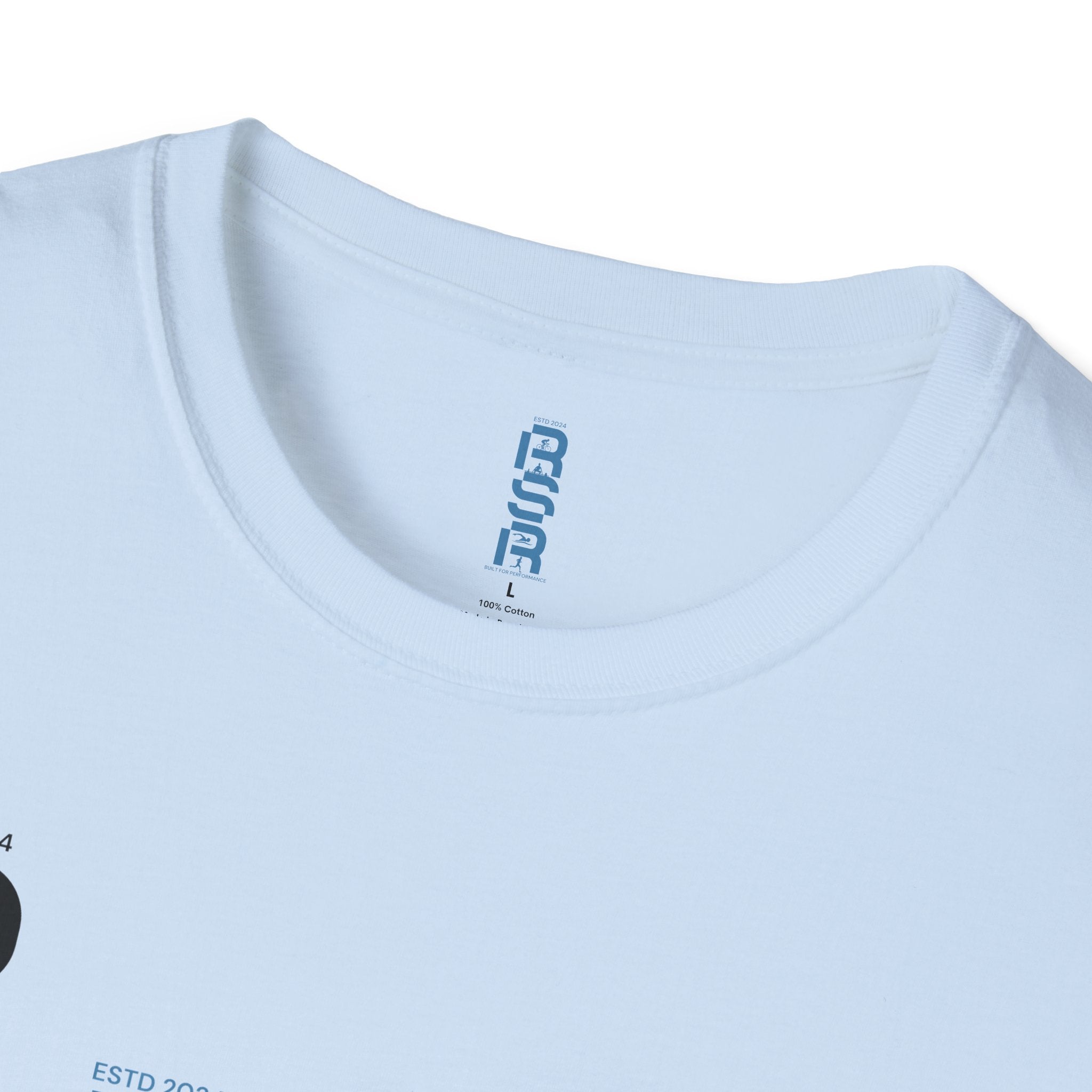 RSR Stacked Logo T-Shirt — Minimalist Geometric Graphic Tee by RSR