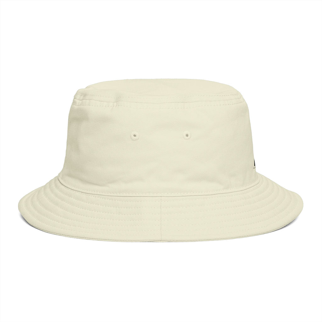Rust Brown Bucket Hat with Vertical 'ROAR' Distressed Text — Trendy Casual Sun Hat by RSR