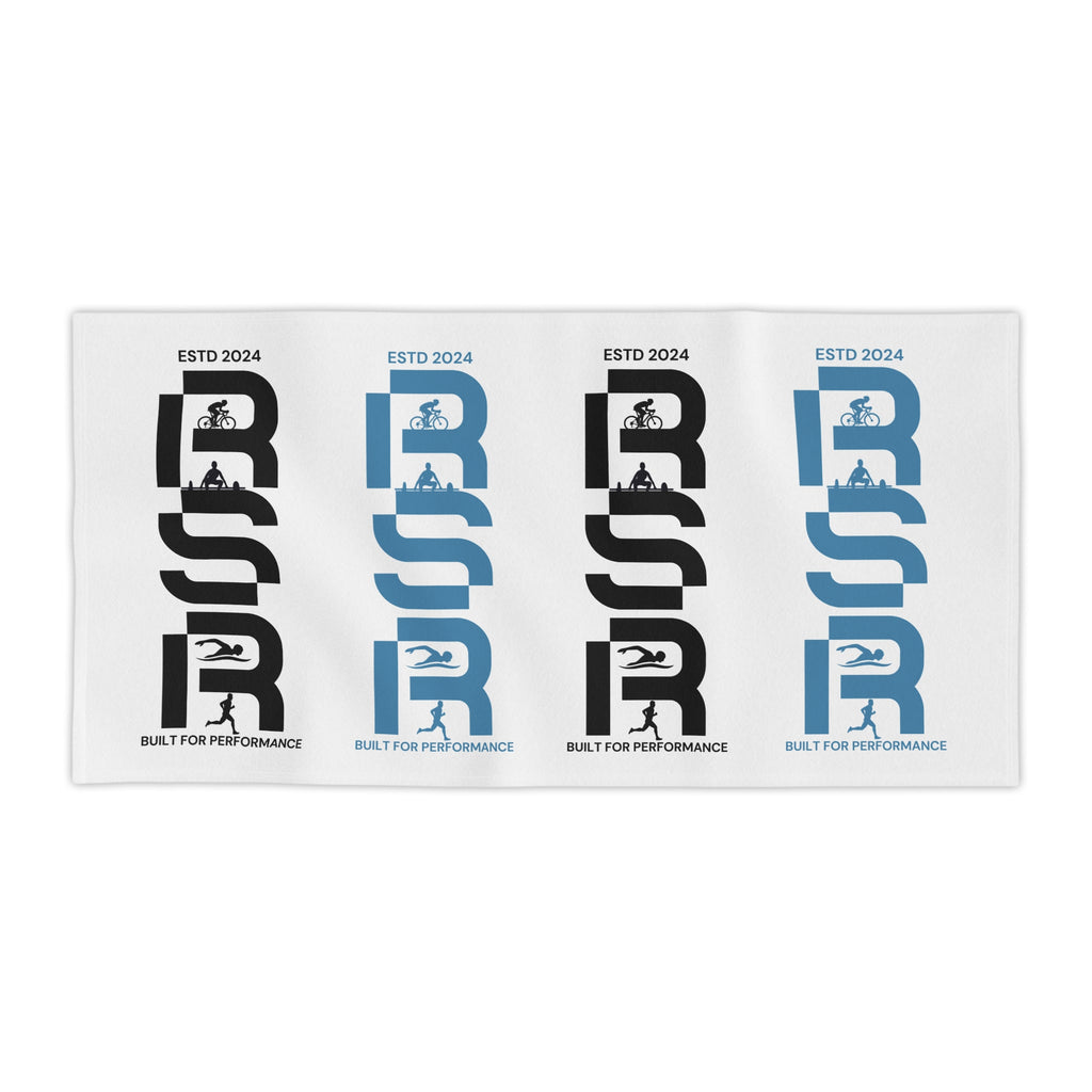 RSSR Pattern Beach Towel — ESTD 2024 Coastal Performance Towel by RSR