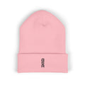 Embroidered Minimalist Cuffed Beanie — Small Vertical Logo by RSR