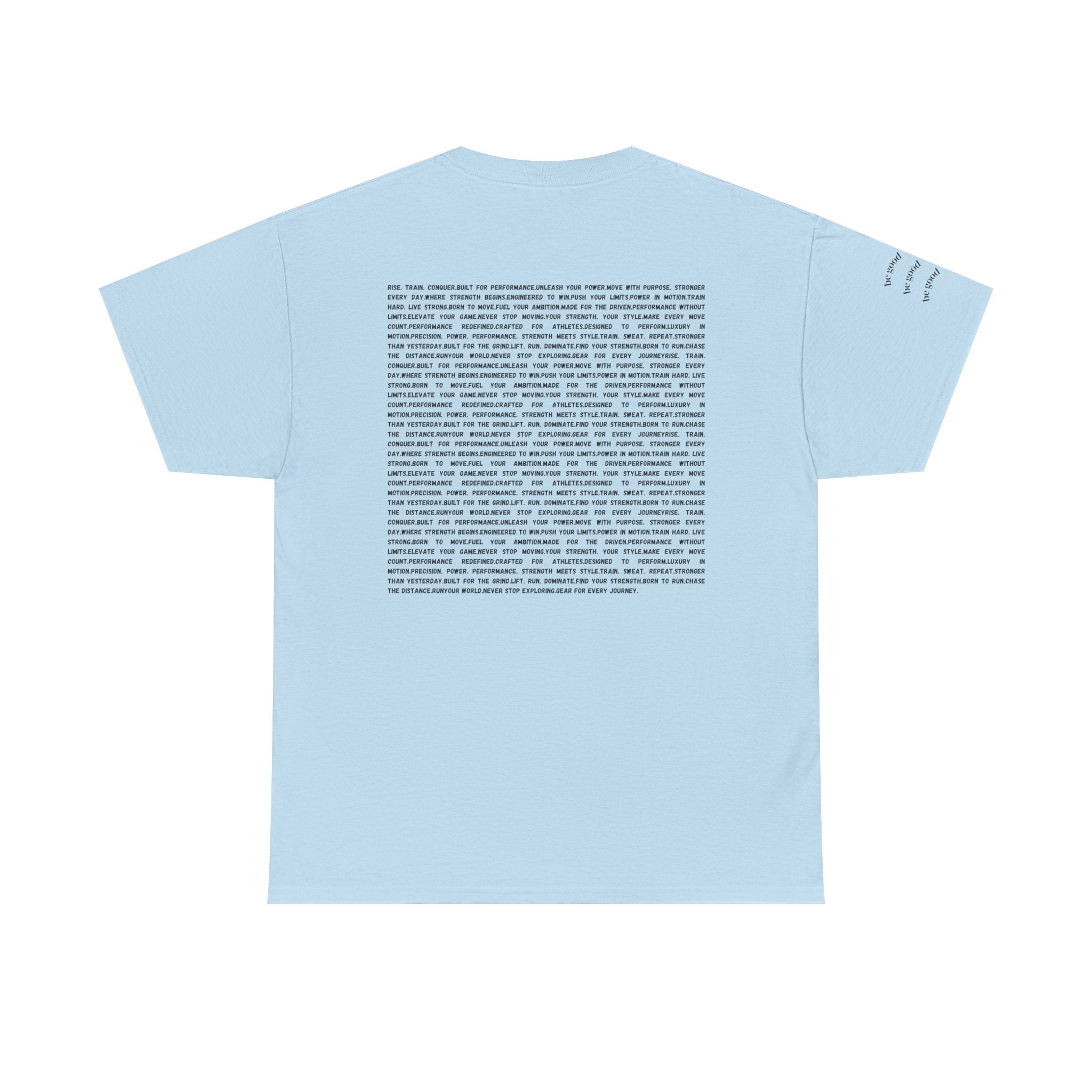 RSP Vertical Block Letter Tee | Minimal Text Graphic Shirt by RSR