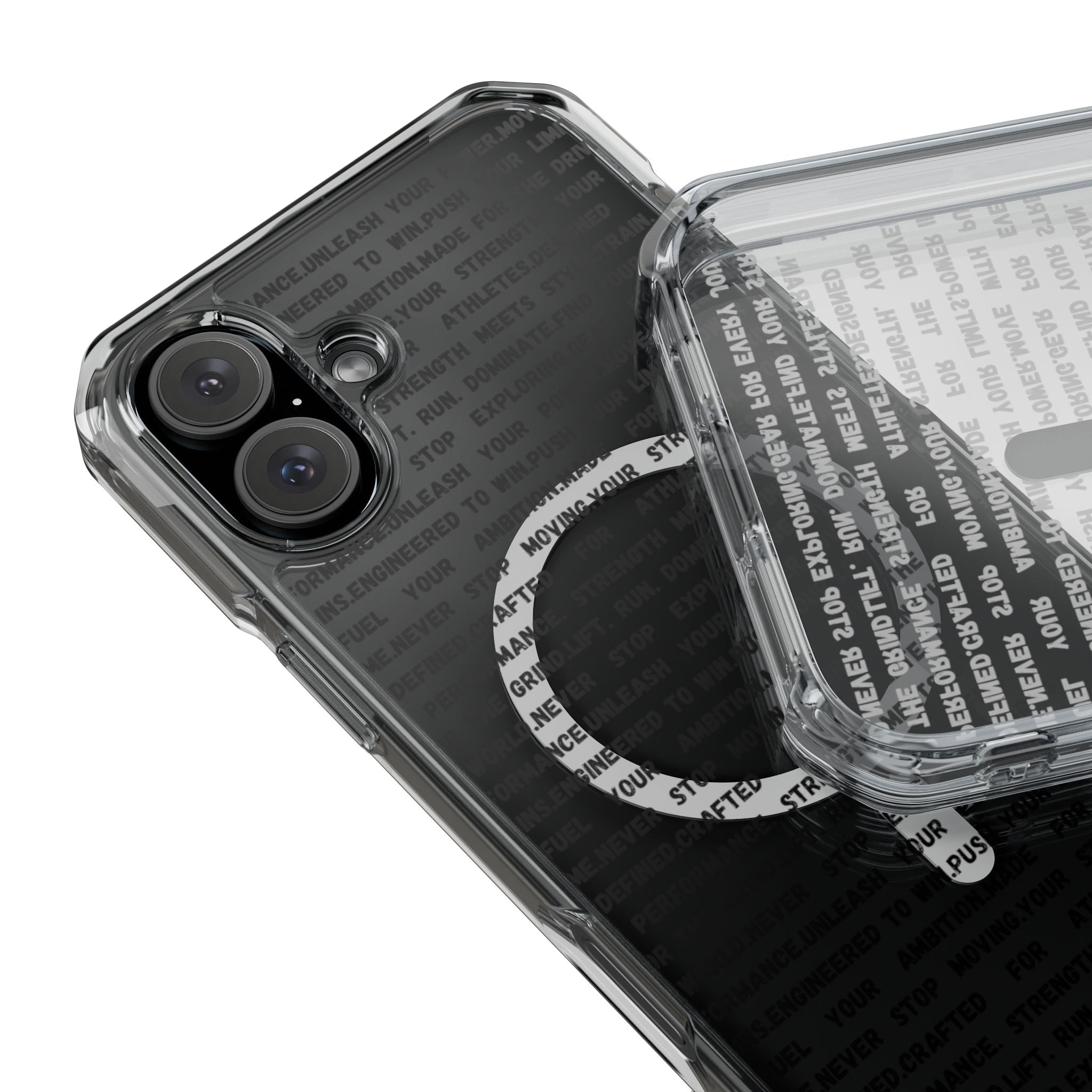 Clear Magnetic Phone Case — Slim Impact Protection with MagSafe Ring by RSR