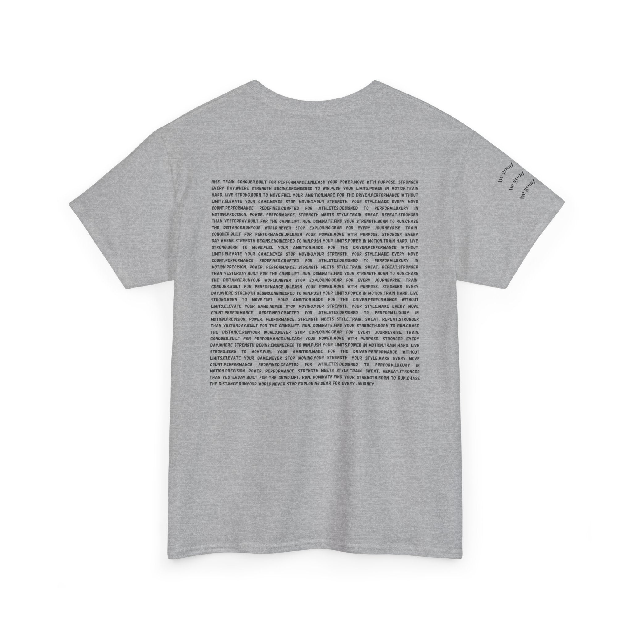 RSP Vertical Block Letter Tee | Minimal Text Graphic Shirt by RSR