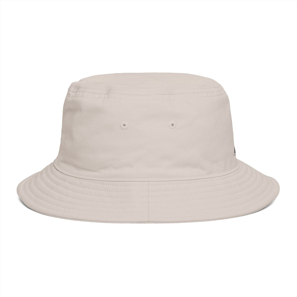 Rust Brown Bucket Hat with Vertical 'ROAR' Distressed Text — Trendy Casual Sun Hat by RSR