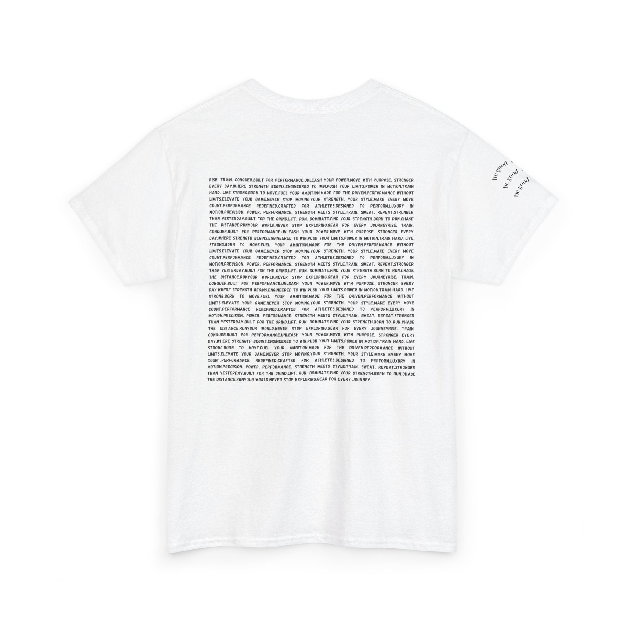 RSP Vertical Block Letter Tee | Minimal Text Graphic Shirt by RSR