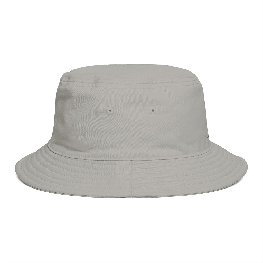 Rust Brown Bucket Hat with Vertical 'ROAR' Distressed Text — Trendy Casual Sun Hat by RSR