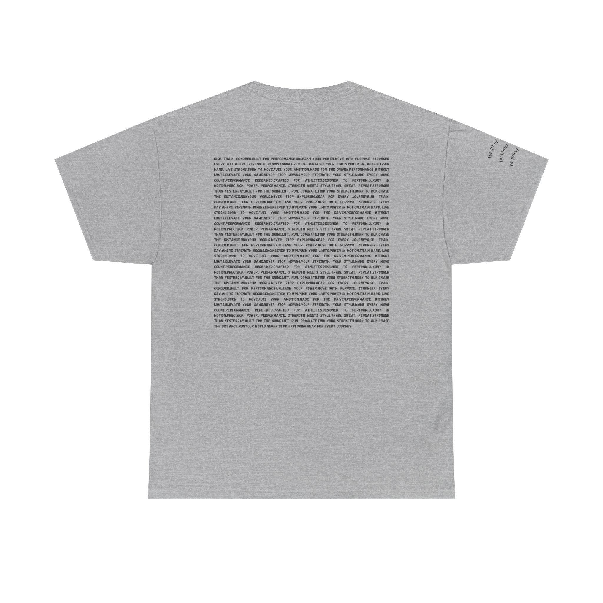 RSP Vertical Block Letter Tee | Minimal Text Graphic Shirt by RSR