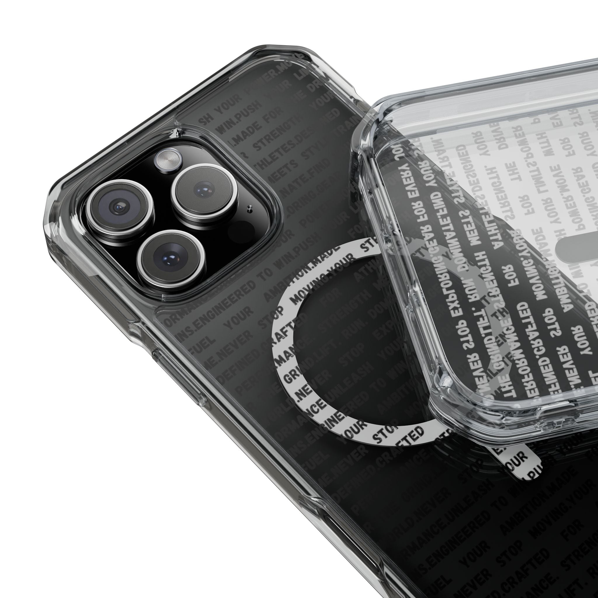 Clear Magnetic Phone Case — Slim Impact Protection with MagSafe Ring by RSR