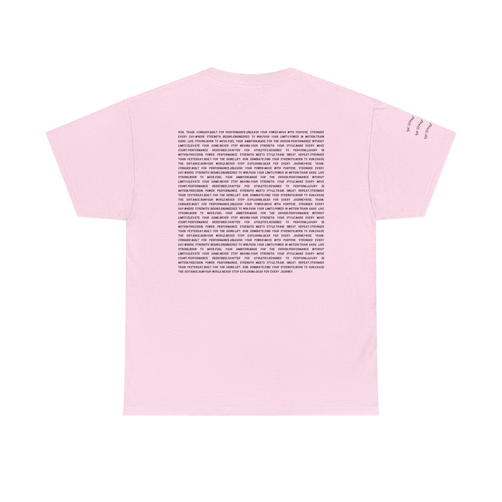 RSP Vertical Block Letter Tee | Minimal Text Graphic Shirt by RSR
