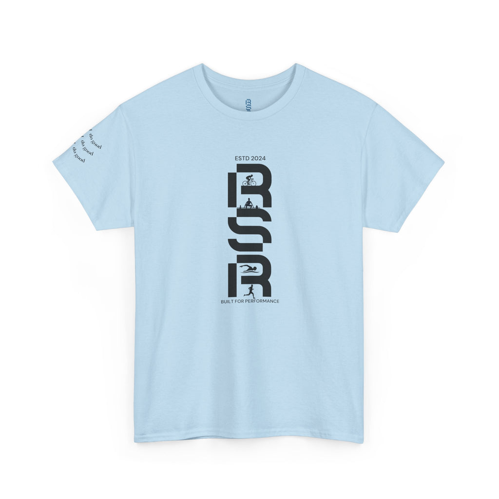 RSP Vertical Block Letter Tee | Minimal Text Graphic Shirt by RSR
