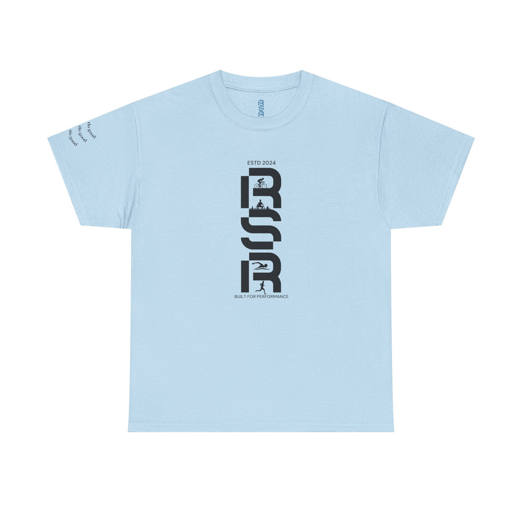RSP Vertical Block Letter Tee | Minimal Text Graphic Shirt by RSR