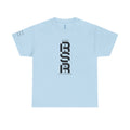 RSP Vertical Block Letter Tee | Minimal Text Graphic Shirt by RSR