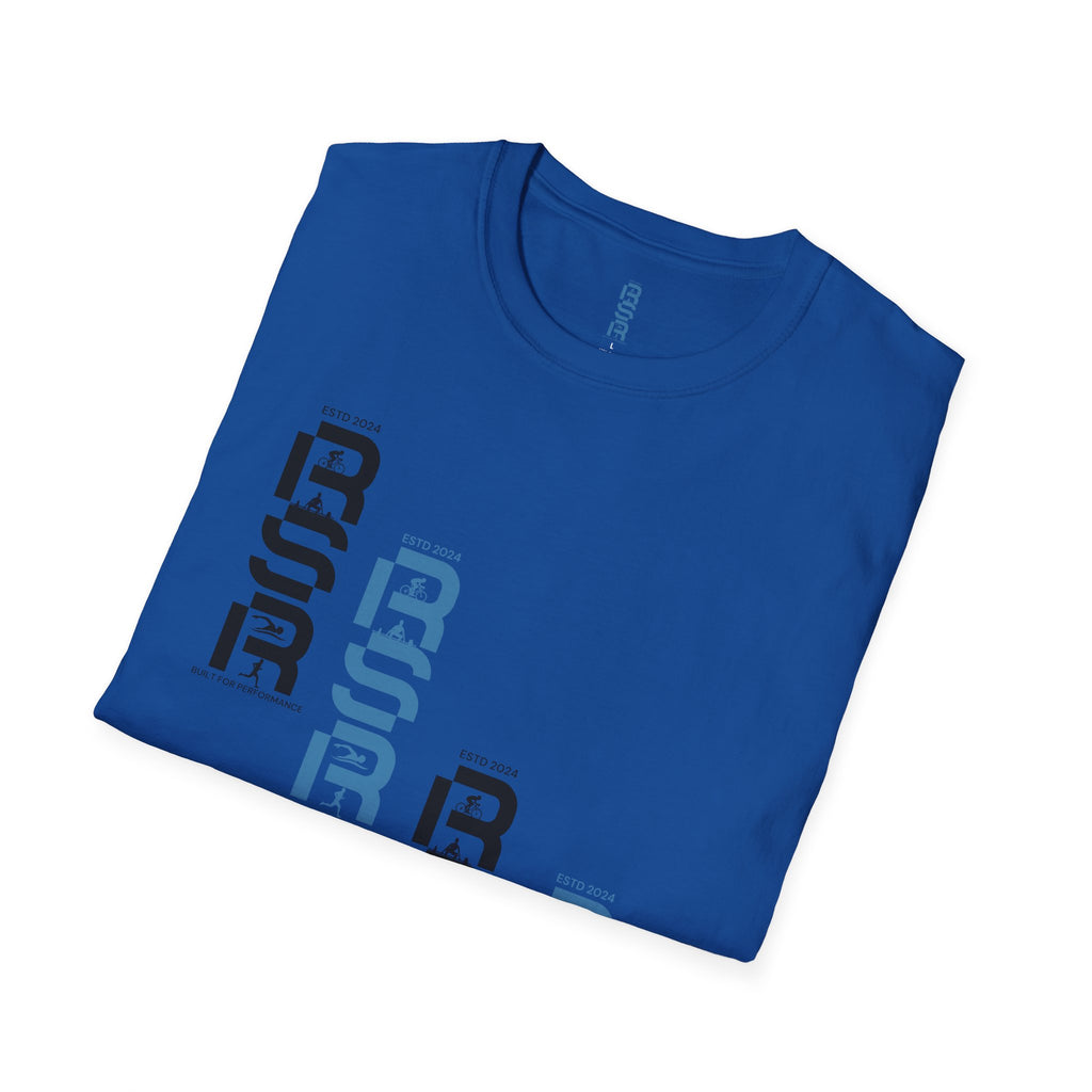 RSR Stacked Logo T-Shirt — Minimalist Geometric Graphic Tee by RSR