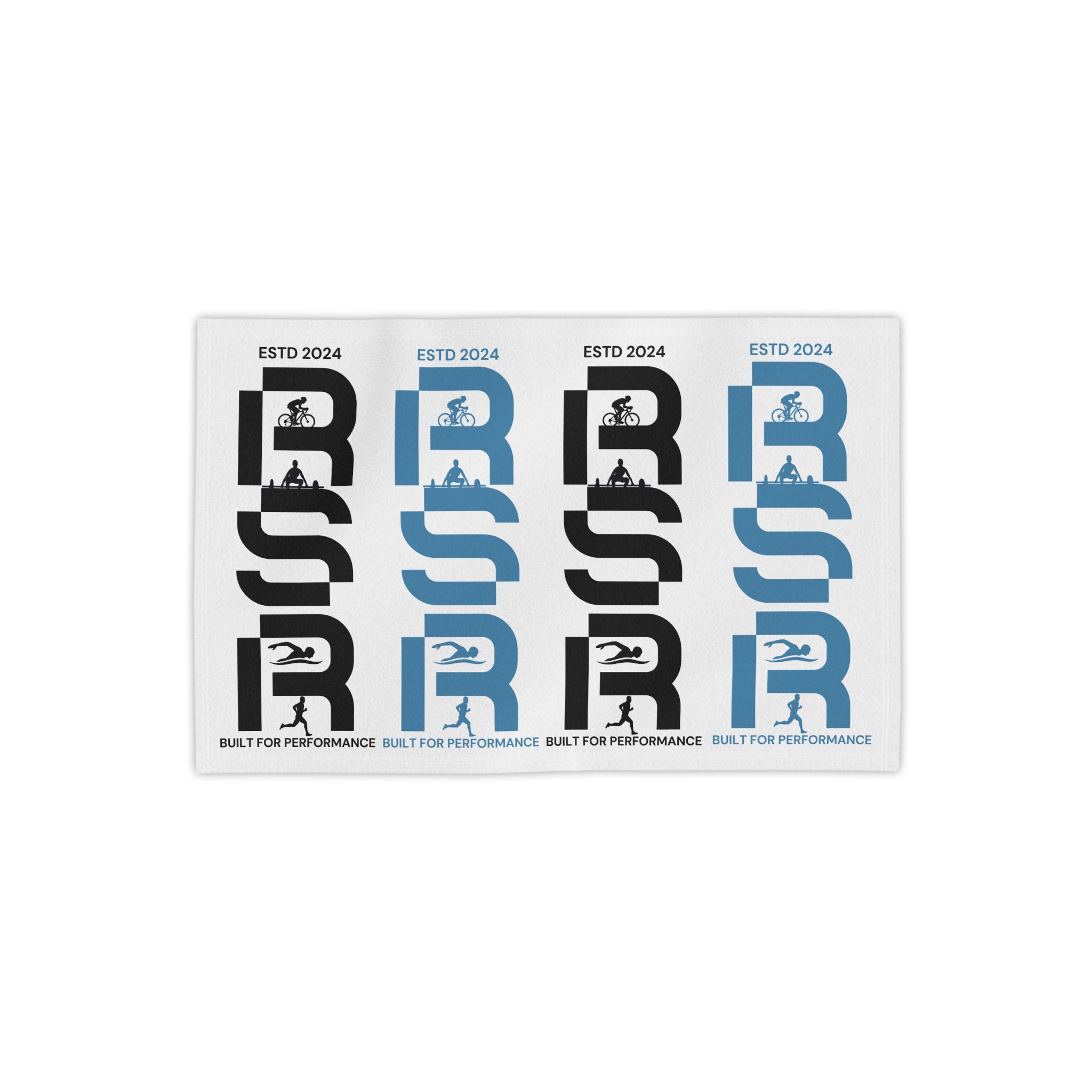 RSSR Pattern Beach Towel — ESTD 2024 Coastal Performance Towel by RSR