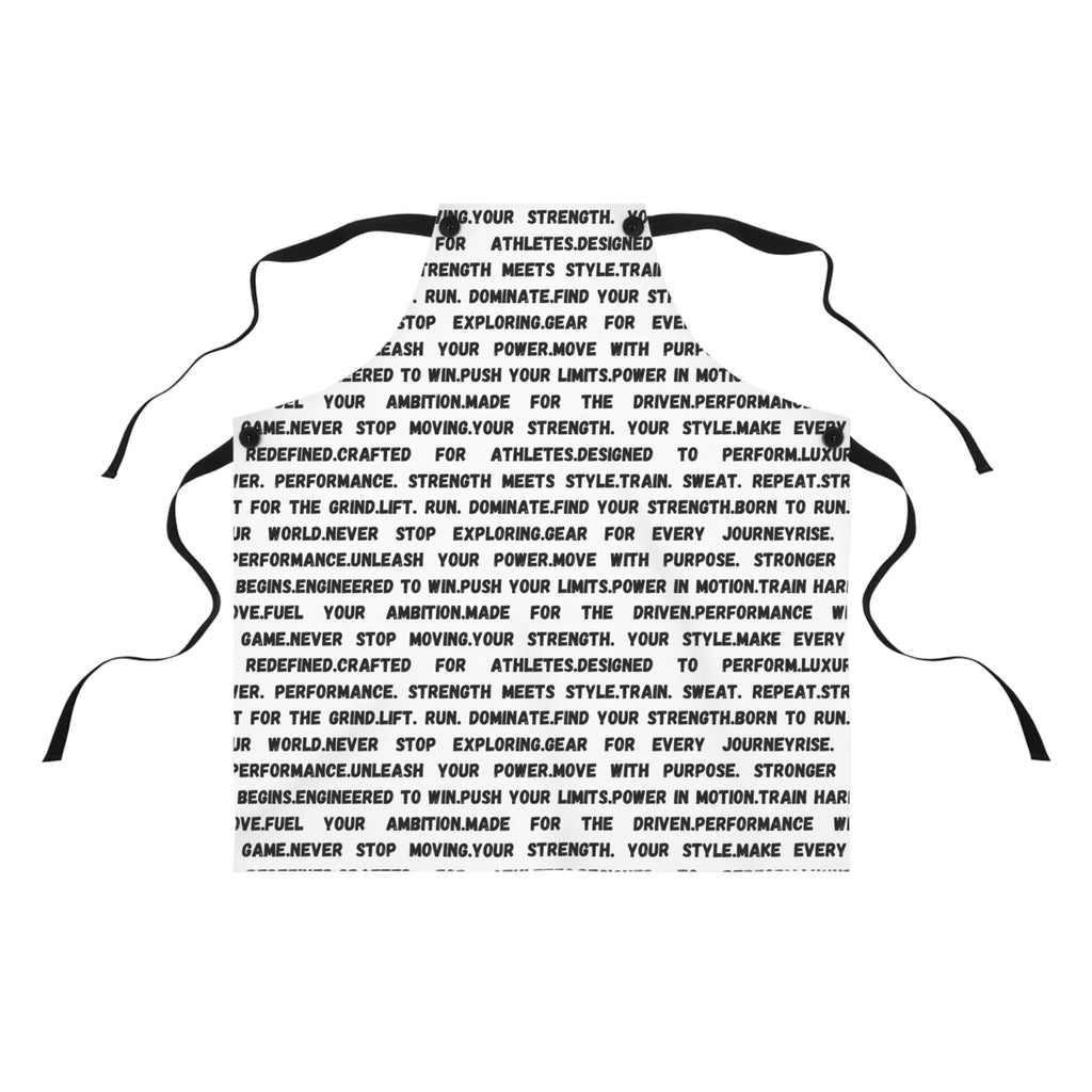 Motivational Text Apron — “Find Your Strength” All-Over Print by RSR