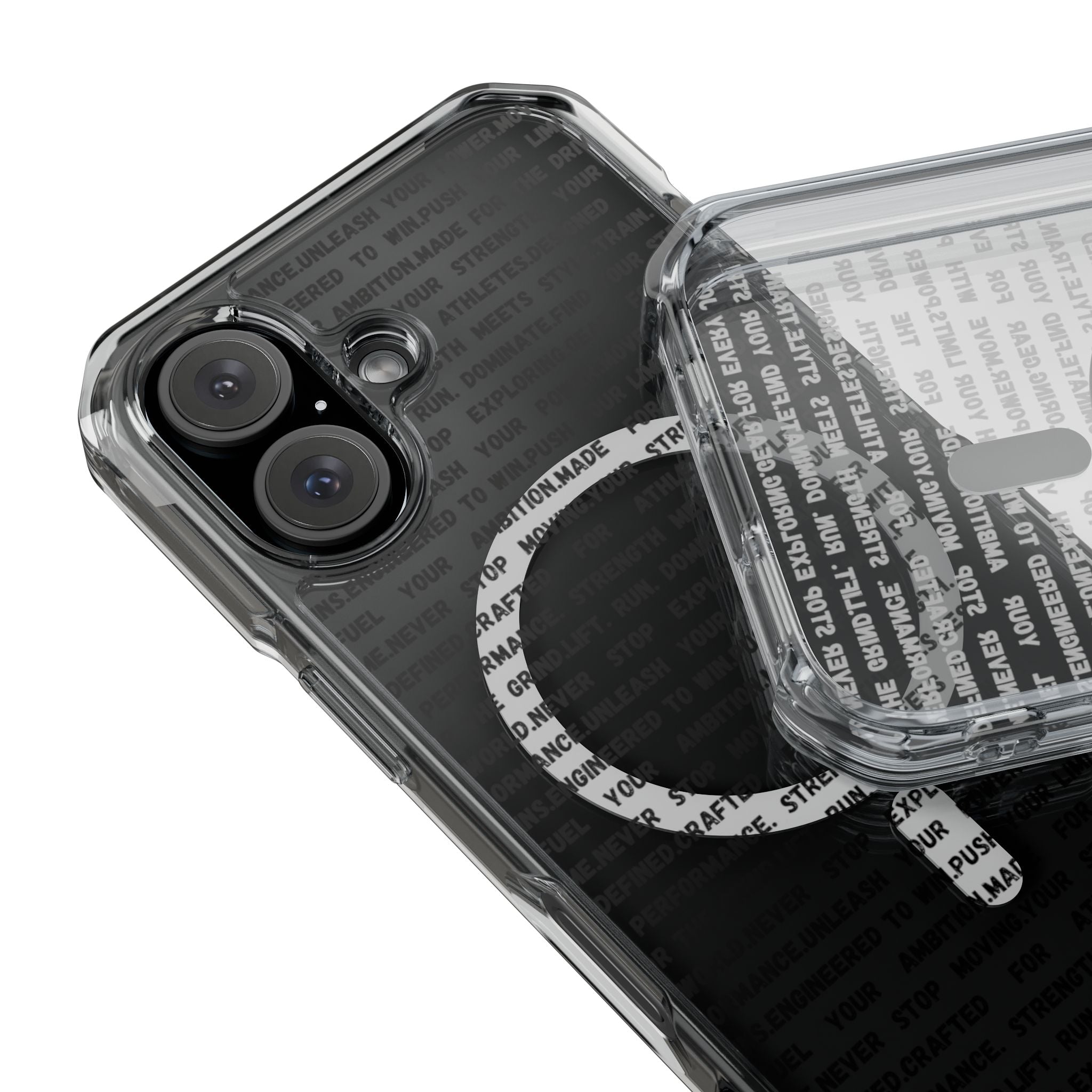 Clear Magnetic Phone Case — Slim Impact Protection with MagSafe Ring by RSR