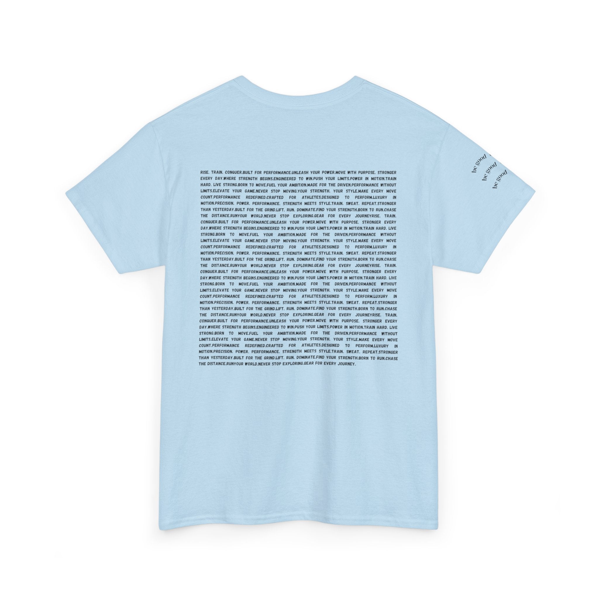 RSP Vertical Block Letter Tee | Minimal Text Graphic Shirt by RSR