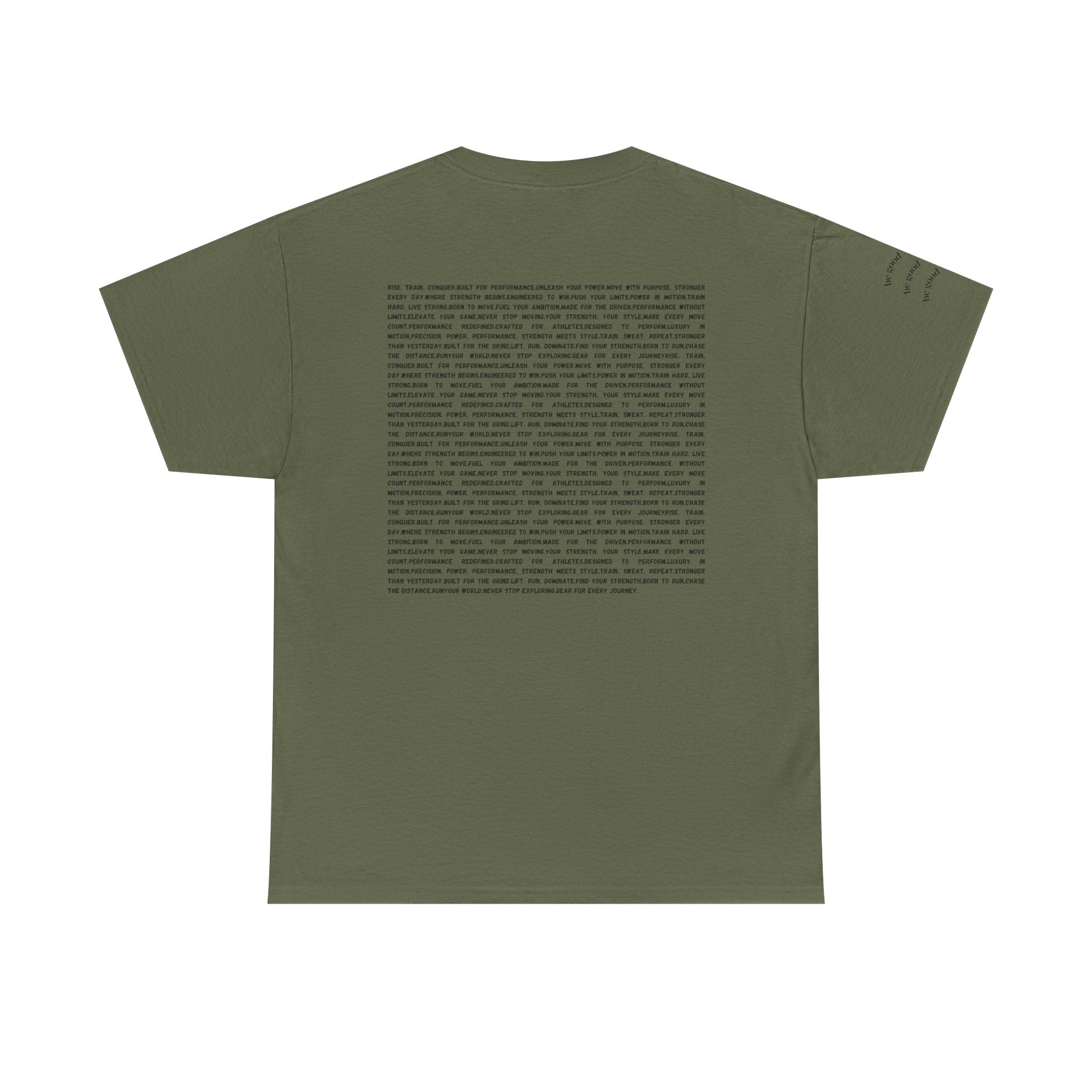 RSP Vertical Block Letter Tee | Minimal Text Graphic Shirt by RSR