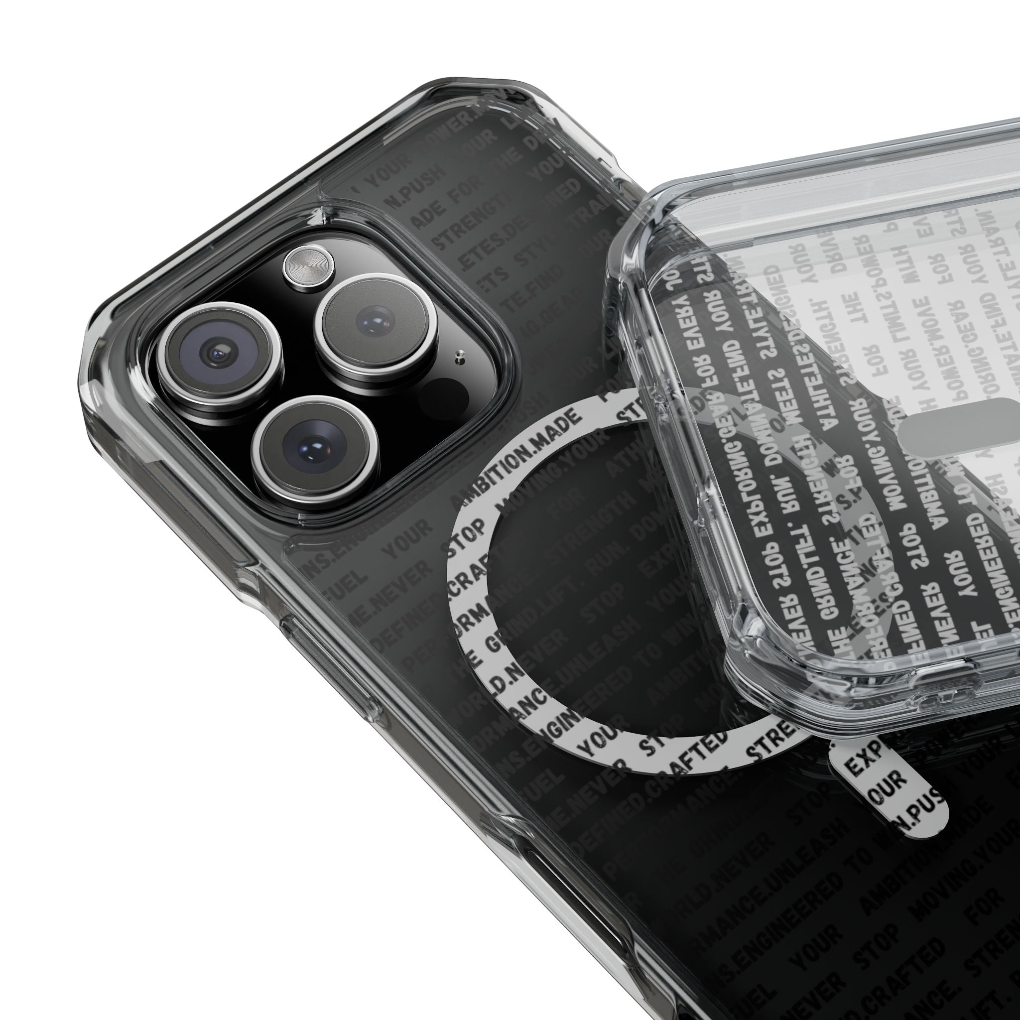 Clear Magnetic Phone Case — Slim Impact Protection with MagSafe Ring by RSR