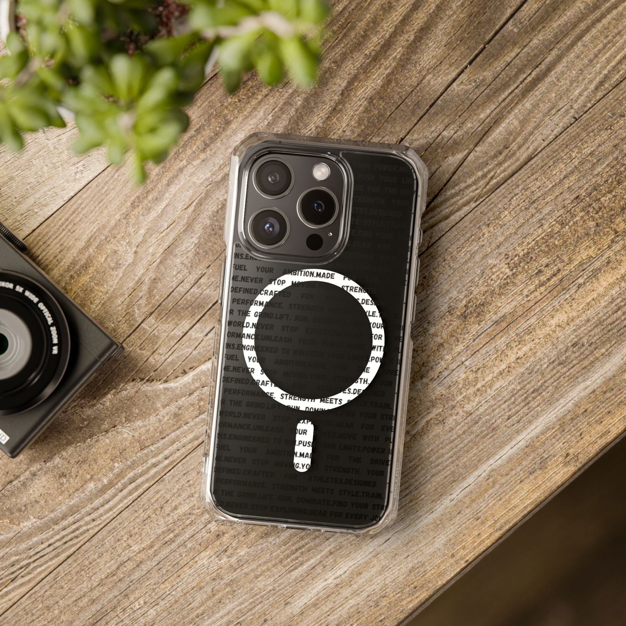 Clear Magnetic Phone Case — Slim Impact Protection with MagSafe Ring by RSR