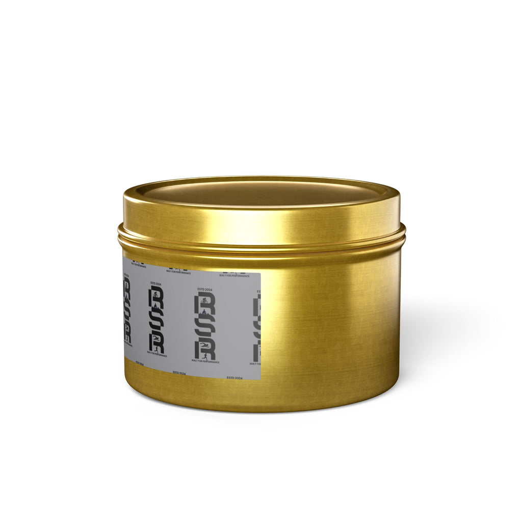 Tin Candle — Minimalist Monochrome Logo Tin Candle by RSR