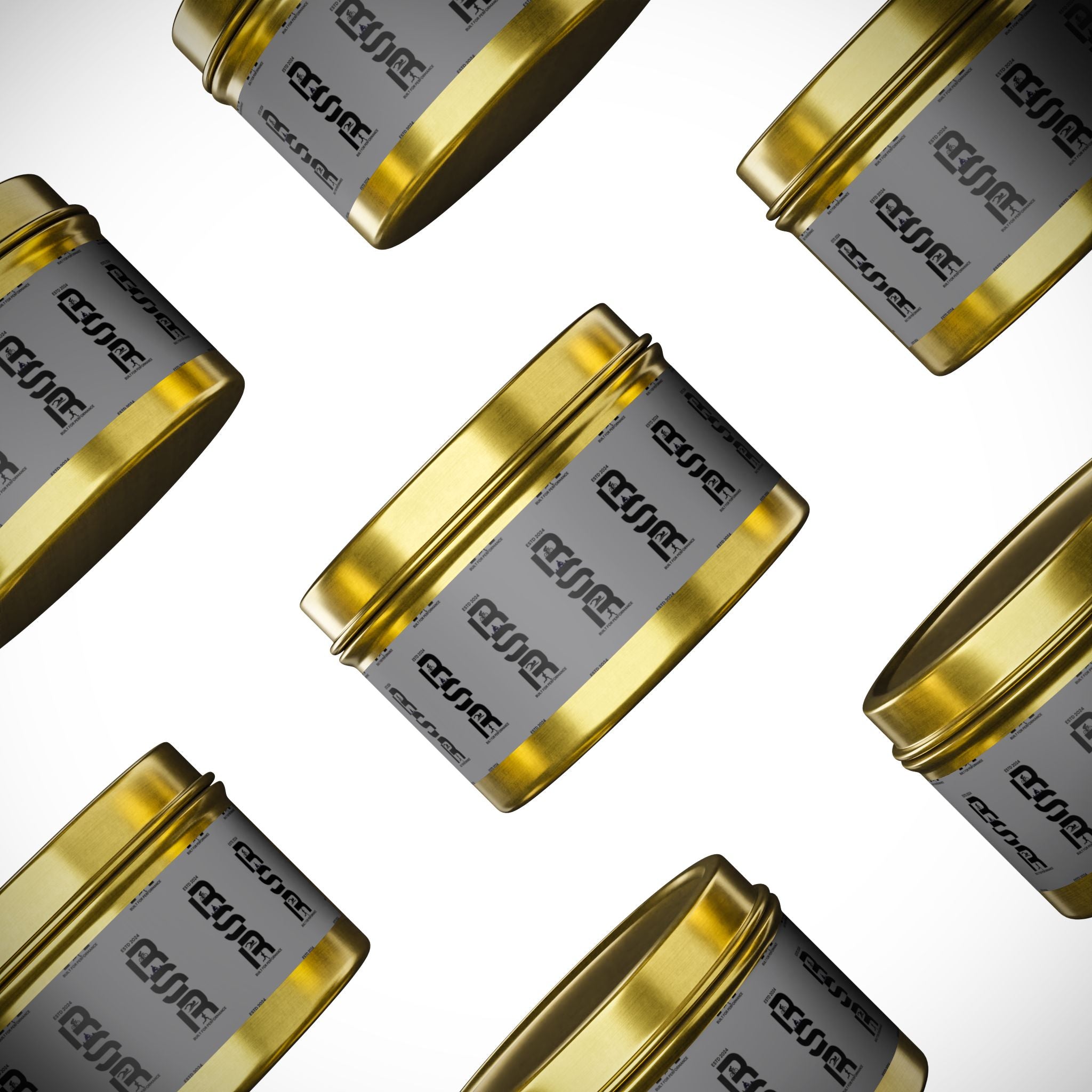 Tin Candle — Minimalist Monochrome Logo Tin Candle by RSR