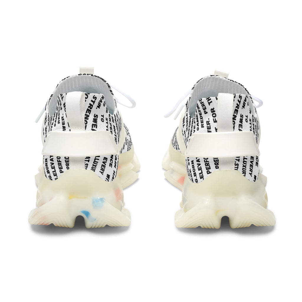 Women's Mesh Sneakers — Motivational Text Athletic Shoes for Women by RSR