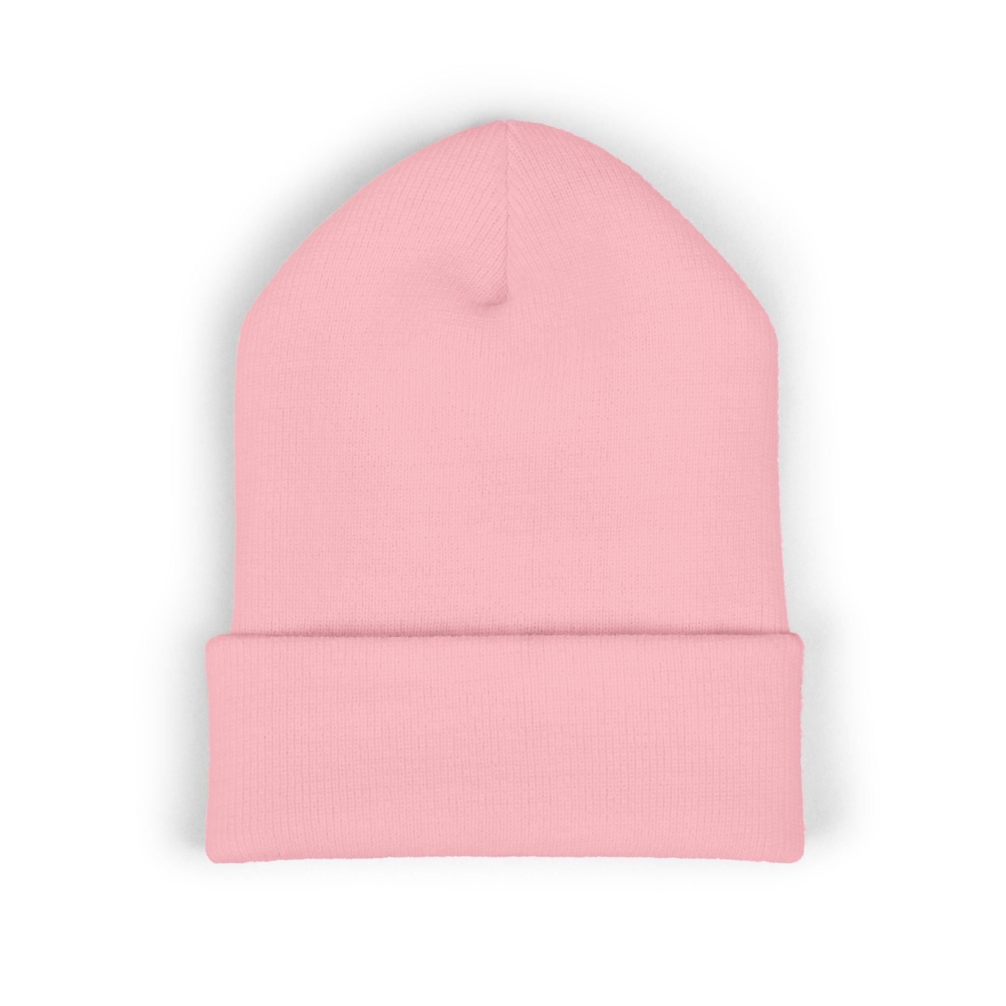 Embroidered Minimalist Cuffed Beanie — Small Vertical Logo by RSR